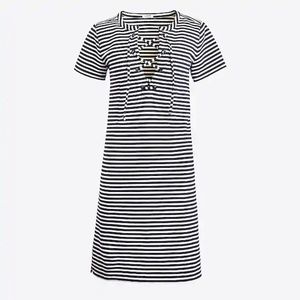 J. Crew Lace Up Knit Dress